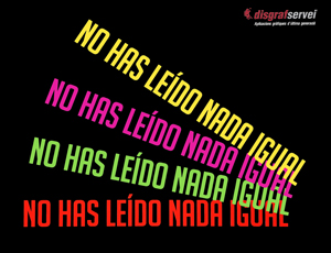 Tintas serigr&aacute;ficas especiales Fluorescentes